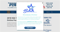 Desktop Screenshot of burbankcouncilpta.org